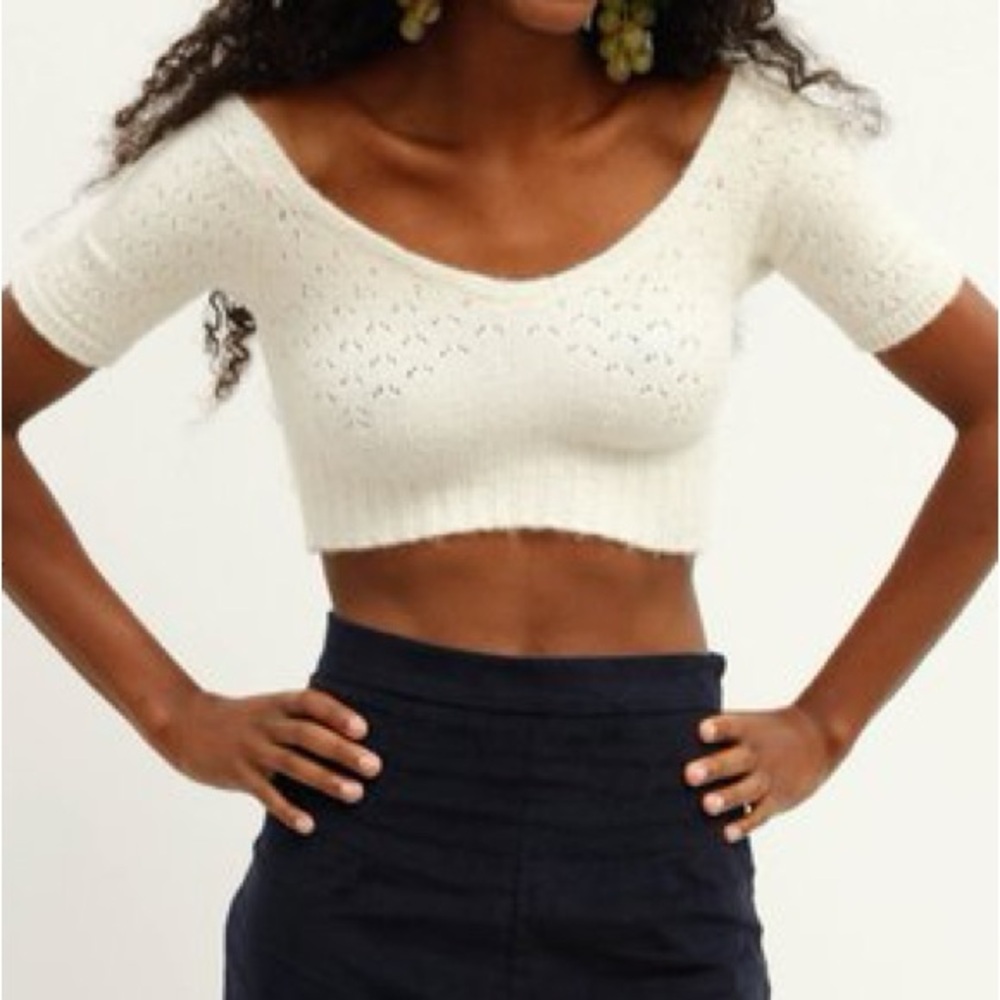 Tach Clothing Tiny Alpaca Bodice Sweater Size S
